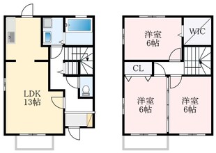 フローラルⅣの物件間取画像